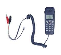 Téléphone Filaire, FSK DTMF ABS téléphone Filaire à luminosité réglable avec Fonction de Pause de Rappel pour Le Bureau