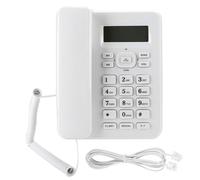 Téléphone filaire pour bureau à domicile, affichage de l'identité de l'appelant, téléphone de bureau analogique avec double système DTMF, son