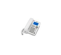 Téléphone fixe 3608b lcd blanc