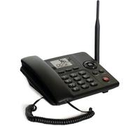 Téléphone fixe 4G pour seniors - SVATV - Purofon - Carte SIM incluse - Compatible Europe 4G - Écran 5 cm - Noir