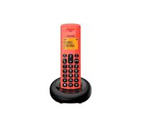 Téléphone fixe - ALCATEL - E160 EWE RED - Couleur Rouge - 1 combiné - Affichage 2 lignes