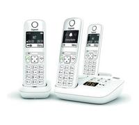 Téléphone Fixe AS690 A Trio Blanc - GIGASET - Monochrome - 20 tonalités de sonnerie - Mains libres