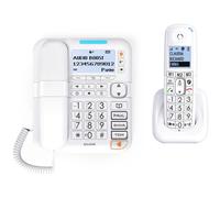 Téléphone fixe avec fil Alcatel XL785 Combo Blanc Blanc E