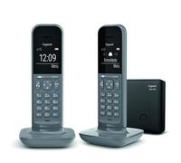 Gigaset CL390A Duo Téléphone analog/dect Identification de l'appelant Gris