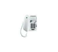 Motorola Téléphone fixe CT1 – Filaire analogique, Double SIM, Fonction sourdine – Noir