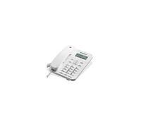 Téléphone Fixe CT202 avec écran LCD blanc
