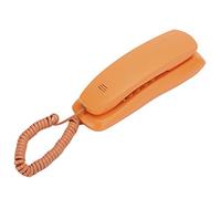 Téléphone Fixe de ménage pour Les Personnes âgées, téléphone Filaire de Bureau ou Mural pour Les hôtels de Bureau à Domicile, décoration de Bureau Orange Vif