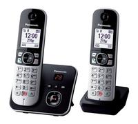Téléphone fixe duo Panasonic KX-TG6862FRB