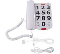 TéLéPhone Fixe Filaire à Gros Boutons Avec Gros Boutons Faciles à Lire Et Sonneries TrèS Fortes