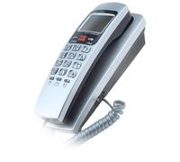 Téléphone fixe filaire avec fonction de stockage et de requête du dernier numéro, facile à installer pour la maison, le bureau, la maison