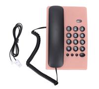Téléphone fixe filaire avec fonction flash, verrouillage mécanique, coque en plastique ABS, fixation murale, économie d'énergie, écologique,