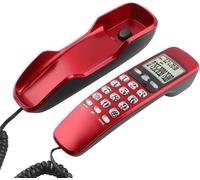 Téléphone Fixe Filaire, Mini Téléphone Fixe Multifonction Portable Avec Identification De L'Appelant, Téléphone De Bureau Filaire Avec Gros Bouton, Téléphone De Style Ancien Pour