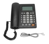 Téléphone fixe filaire moderne avec haut-parleur à volume réglable, identification de l'appelant, musique d'attente, fonction Ne pas déranger,