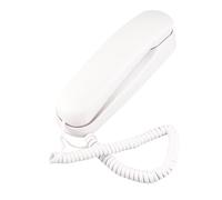 Téléphone Fixe Filaire, téléphone Filaire de Base à Montage Mural avec Cordon téléphonique Droit, Prise Charge Pause du dernier numéro téléphone Fixe Fantaisie pour Maison