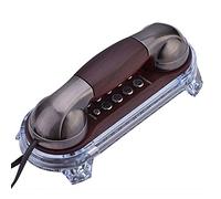 Téléphone Fixe Filaire Téléphone Rétro Classique avec Repondeur Combiné Décoration Maison