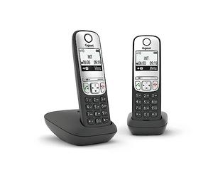 Téléphone fixe Gigaset A690 Duo Noir/Argenté