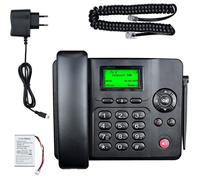 Téléphone Fixe GSM - Double SIM - Écran 2,4 Pouces - Quadri-Bande - Bureau Maison Hôtel CASSETTE VHS