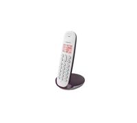Logicom Téléphone sans fil ILOA 150 – Solo – Sans répondeur – Analogique et DECT – Aubergine