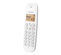 Téléphone Fixe sans Fil - LOGICOM - DECT ILOA 155T Solo - Blanc - avec répondeur