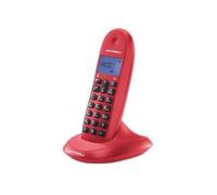 Téléphone fixe Motorola C1001 Rouge