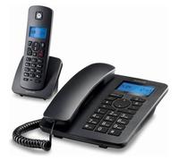 Motorola C4201 Téléphone analog/dect Identification de l'appelant Noir