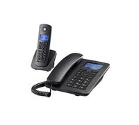 Motorola C4201 Téléphone analog/dect Identification de l'appelant Noir