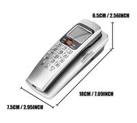 Téléphone fixe mural - BO5724 super - FSK/DTMF - 30 numéros - rappel et relecture à une touche