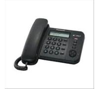 Téléphone fixe PANASONIC KX-TS560EX1B - Noir - Répertoire 50 noms et numéros - ID d'appelant - Mains libres