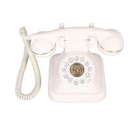 Téléphone Fixe Rétro, Téléphone Classique avec Gros Bouton, Vieux Téléphone Filaire, Décoration Vintage pour la Maison, Le Bureau, L'hôtel
