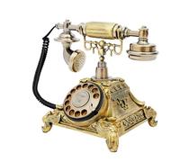 Téléphone Fixe Rétro Vintage, Rotatif Téléphone Ancien, Filaire Fixe, Nostalgique, Utilisé dans Les Maisons, Bureaux, Cafés, Hôtels De Luxe, Galeries d'art, Bijouteries Etc