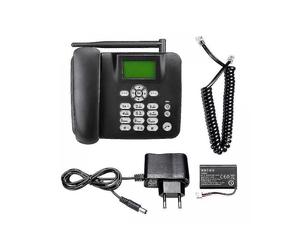 Téléphone fixe sans fil 4G de haute qualité, compatible GSM 850/900/1800/1900 MHz, avec antenne et radio-réveil. Idée cadeau originale.