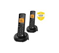 Pack Duo E260 Noir avec Repondeur et Fonction Blocage Appels Publicitaires