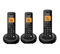 Téléphone Fixe Sans Fil - Alcatel - E260 S. Voice Trio - Répondeur - 3 Combinés - Noir
