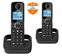 Téléphone fixe sans fil - ALCATEL - F860 duo noir - Blocage d'appels indésirables