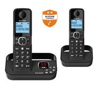 Téléphone fixe sans fil Alcatel F860 Voice Duo Noir Noir E