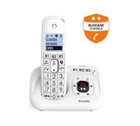 Alcatel Téléphone sans fil DECT XL785 - Répondeur, grand écran, grandes touches Blanc