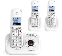 Téléphone fixe sans fil avec répondeur Alcatel XL785 Trio Blanc