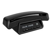 Téléphone fixe sans fil avec répondeur - VETOBIOL - Design vintage - Grand écran graphique - Mains libres