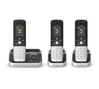 Téléphone fixe sans fil DECT avec répondeur - SWROSE -ALCATEL FX990 Voice Trio - Téléphone DECT, Répondeur 50 Min, Écran Graphique