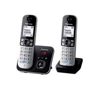 Panasonic KX-TG6822GB téléphone Téléphone DECT Identification de l'appelant Noir, Argent