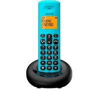 Téléphone fixe sans fil - LEVYS - Design compact - Grand écran rétroéclairé - Mains libres avec haut-parleur