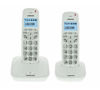 Téléphone fixe sans fil Logicom Confort 250 Blanc + Combiné supplémentaire
