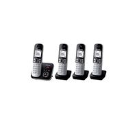 Téléphone fixe sans fil Panasonic KX TG6824FRB Quattro