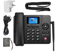 Téléphone fixe sans fil - SVATV - Double SIM - Wi-Fi - Grand écran couleur rétroéclairé - Antenne détachable