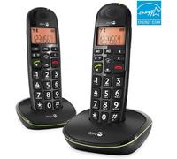 téléphone fixe sans filaire DUO Noir vert