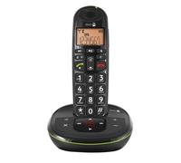 Téléphone Fixe Senior DECT avec Répondeur PhoneEasy 105wr Doro Noir