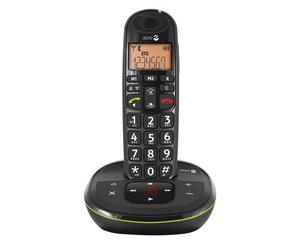 Téléphone Fixe Senior DECT avec Répondeur PhoneEasy 105wr Doro Noir