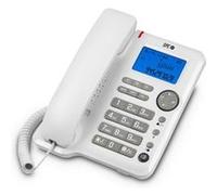 Téléphone fixe 3608b lcd blanc