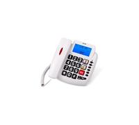 SPC Téléphone senior filaire Comfort Volume 2 – Grandes touches, ampli, compatible aides auditives