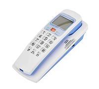 Téléphone Fixe, téléphone par câble Standard FSK/DTMF Téléphone supplémentaire pour la Maison (Blanc)